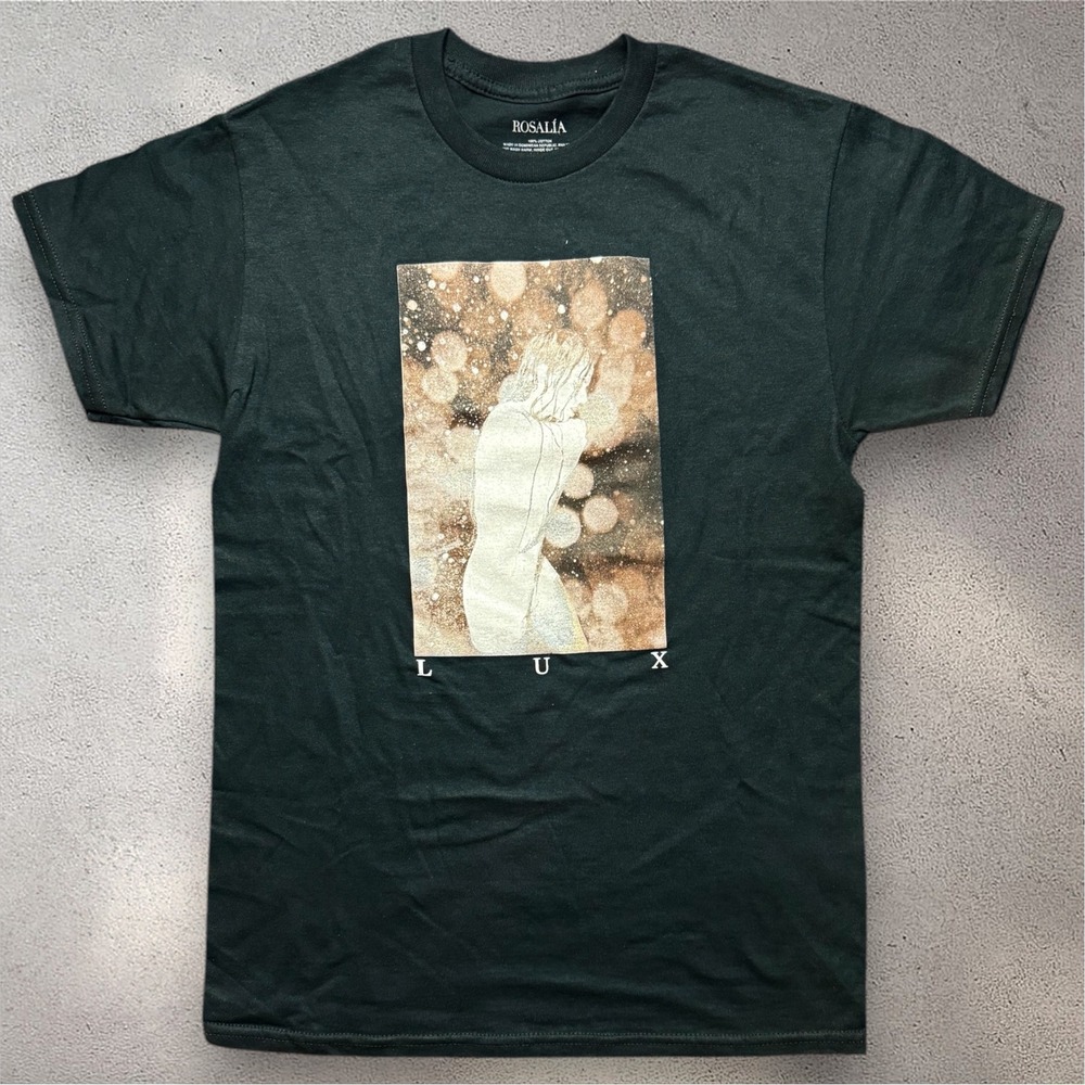 Rosalia Motomami World Tour LUX Graphic T-Shirt Mens Small Black Short Sleeve